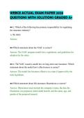 WEBCE ACTUAL EXAM PAPER 2026 &NewLine;QUESTIONS WITH SOLUTIONS GRADED A&plus; 