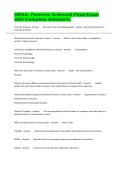 HOSA&colon; Forensic Science2 Final Exam with Complete Solutions&period;