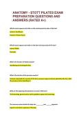STOTT Pilates Anatomy Exam Study Guide &ndash; Practice Questions and Review Material for Pilates Instructor Certification Preparation