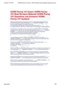 AORN Periop 101 Study Guide &ndash; Perioperative Nursing Practice Material for Exam Preparation and Clinical Review