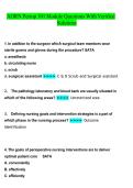 AORN Periop 101 Module Study Guide &ndash; Perioperative Nursing Practice Questions and Review Material for Exam Preparation