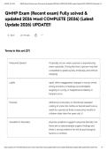QMHP Exam &lpar;Recent exam&rpar; Fully solved & updated 2026 Most COMPLETE &lpar;2026&rpar; &lpar;Latest Update 2026&rpar; UPDATE&excl;&excl;&NewLine;&NewLine;