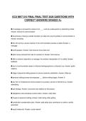GCU MKT-315 FINAL FINAL TEST 2026 QUESTIONS WITH&NewLine;CORRECT ANSWERS GRADED A&plus;