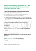 NUR631-Advanced Health Assessment Test 1  PREP &NewLine;Exam 113 Questions with 100&percnt; Correct Answers &vert; Latest Version &lpar;2026&sol;2027&rpar; Expert Verified &NewLine;