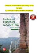 Test Bank for Fundamental Financial Accounting Concepts&NewLine;11th Edition&NewLine;by Thomas Edmonds&comma; Philip Olds&comma; Christopher Edmonds