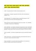 MKT 3401 FINAL EXAM LEDET&sol; MKT 3401 AMANDA LEDET FINAL 2025&sol;2026 NEW&excl;&excl;
