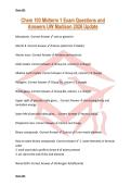 Chem 103 Midterm 1 Exam Questions and Answers UW Madison 2026 Update