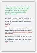 MCOLES Licensing Exam &vert;&vert; Most Recent Exam 2026  -2027 Actual Complete Real Exam Questions And Correct  Answers &lpar;Verified Answers&rpar; Already  Graded A&plus; &vert; Guaranteed Success&excl;&excl; Newest                  &NewLine;Exam &vert; Just   Released&excl;&excl; 