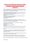 ProServe Certification Study Guide &ndash; Practice Questions and Review Material for Responsible Alcohol Service Exam Preparation&NewLine;