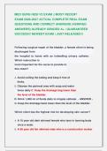 MED SURG HESI V2 EXAM &vert;&vert; MOST RECENT                   &NewLine;EXAM 2026-2027 ACTUAL COMPLETE REAL EXAM &NewLine;QUESTIONS AND CORRECT ANSWERS &lpar;VERIFIED &NewLine;ANSWERS&rpar; ALREADY GRADED A&plus; &vert; GUARANTEED &NewLine;SUCCESS&excl;&excl; NEWEST EXAM &vert; JUST RELEASED&excl;&excl;