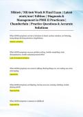 NR606 &sol; NR 606 Week 8 Final Exam &vert; Latest &NewLine;2026&sol;2027 Edition &vert; Diagnosis & &NewLine;Management in PMH II Practicum &vert; &NewLine;Chamberlain &vert; Practice Questions & Accurate &NewLine;Solutions