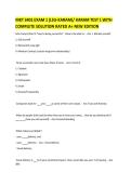 MKT 3401 EXAM 1 &lpar;LSU-KARAM&rpar;&sol; KARAM TEST 1 WITH COMPLETE SOLUTION RATED A&plus; NEW EDITION