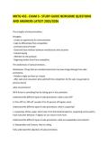 MKTG 455 - EXAM 3 - STUDY GUIDE NEWSOME QUESTIONS AND ANSWERS LATEST 2025&sol;2026
