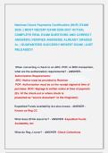 National Check Payments Certification &lpar;NCP&rpar; EXAM &NewLine;2026 &vert;&vert; MOST RECENT EXAM 2026-2027 ACTUAL &NewLine;COMPLETE REAL EXAM QUESTIONS AND CORRECT &NewLine;ANSWERS &lpar;VERIFIED ANSWERS&rpar; ALREADY GRADED &NewLine;A&plus; &vert; GUARANTEED SUCCESS&excl;&excl; NEWEST EXAM &vert; JUST &NewLine;RELEASED&excl;&excl;