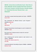 NBCSN - School Nurse Certification Exam &vert;&vert; Most Recent &NewLine;Exam 2026-2027 Actual Complete Real Exam Questions &NewLine;And Correct Answers &lpar;Verified Answers&rpar; Already Graded &NewLine;A&plus; &vert; Guaranteed Success&excl;&excl; Newest Exam &vert; Just &NewLine;Released&excl;&excl; 