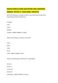 MLPAO MOCK EXAM QUESTIONS AND ANSWERS NEWEST RATED A&plus; 2025&sol;2026 UPDATED