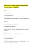 MLPAO REVIEW EXAM QUESTIONS AND ANSWERS NEWEST RATED A&plus; 2025&sol;2026