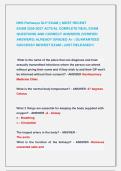 NHS Pathways DLP EXAM &vert;&vert; MOST RECENT            &NewLine;EXAM 2026-2027 ACTUAL COMPLETE REAL EXAM &NewLine;QUESTIONS AND CORRECT ANSWERS &lpar;VERIFIED &NewLine;ANSWERS&rpar; ALREADY GRADED A&plus; &vert; GUARANTEED &NewLine;SUCCESS&excl;&excl; NEWEST EXAM &vert; JUST RELEASED&excl;&excl;
