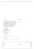 BQA FINAL EXAM REVIEW QUESTIONS WITH CORRECT ANSWERS