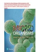 Test Bank For Brock Biology of Microorganisms 15th Edition By Michael Madigan John Martinko David Stahl David Clark &lpar;All Chapters&comma; 100&percnt; Original Verified&comma; Latest  A&plus; Grade&rpar;