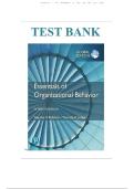 Test Bank For Essentials of Organizational Behavior&comma; 15th Edition By Robbins&comma; Judge All Chapters Complete Guide A&plus; ISBN&colon;9781292406664 Newest Edition 2026 Instant Download Pdf&NewLine;