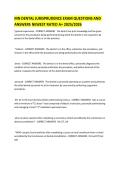MN DENTAL JURISPRUDENCE EXAM NEW UPDATE 2026&sol;2027 QUESTIONS AND ANSWERS ACTUAL TEST WITH COMPLETE SOLUTION&sol;100&percnt; VERIFIED