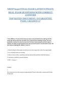 NRNP 6540 FINAL EXAM QUESTIONS AND ANSWERS GRADED A&plus; 2026&sol;2027