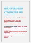 NYSTCE 211 EXAM &vert;&vert; MOST RECENT EXAM &NewLine;2026-2027 ACTUAL COMPLETE REAL EXAM &NewLine;QUESTIONS AND CORRECT ANSWERS &NewLine;&lpar;VERIFIED ANSWERS&rpar; ALREADY GRADED &NewLine;A&plus; &vert; GUARANTEED SUCCESS&excl;&excl; NEWEST &NewLine;EXAM &vert; JUST RELEASED&excl;&excl; 
