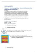Hoorcollege Notes ECB &vert; Emotieregulatie &vert; VU Amsterdam &vert; 2025&sol;26