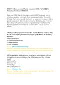 NR509 Final Exam Advanced Physical Assessment &lpar;2026&sol;2027&rpar; &vert; Verified Q&A &plus; Rationales &vert; Chamberlain Graded A&plus;&NewLine;