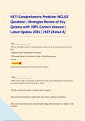 VATI Comprehensive Predictor NCLEX Questions &vert; Strategies Review of Key Quizzes with 100&percnt; Correct Answers &vert; Latest Update 2026 &vert; 2027 &lpar;Rated A&rpar;&NewLine;&NewLine; Quiz&lowbar;&lowbar;&lowbar;&lowbar;&lowbar;&lowbar;&lowbar;&lowbar;&lowbar;&lowbar;&lowbar;&lowbar;&lowbar;&lowbar;&lowbar;&lowbar;&lowbar;&quest; &NewLine;- One of the highest risks for intimate partner violence is when the partner threa
