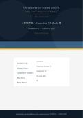APM3711 Assignment 1 Semester 1 Due 30 April 2026 &vert;Numerical Methods II &vert;
