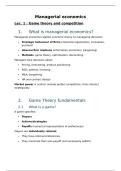 Managerial Economics &vert; Game Theory &vert; KU Leuven &vert; 2025&sol;26