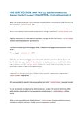 HUD CERTIFICATION EXAM PREP 130 Questions And Correct &NewLine;Answers &lpar;Verified Answers&rpar; 2026&sol;2027 Q&A &vert; Instant Download Pdf 