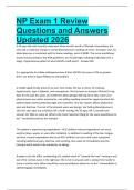 NP Exam 1 Review Questions and Answers Updated 2026