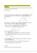 Qualtrics Certification Exam 224 Questions with Verified Solutions&period;