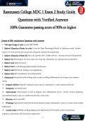 MDC1 Exam 2 Study Guide &lpar;2025&ndash;2026&rpar; &vert; 300&plus; Verified Nursing Q&A &plus; Rationales