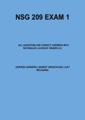 NSG 209 Exam 1 Study Guide &vert; Nursing Fundamentals Complete Review &plus; Practice Questions & Answers &lpar;2026&rpar;