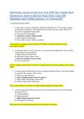 Real Estate License Exam New York 2026 May Update Real &NewLine;Questions & Answers &lpar;Broker Pack&rpar; Most Asked 100 &NewLine;Questions And Verified Answers &vert; A&plus; Success Kit&rdquo;  