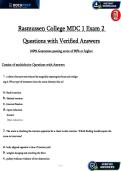 MDC1 Exam 2 v2 &lpar;2025&ndash;2026&rpar; &vert; Verified Nursing Safety & Musculoskeletal Q&A