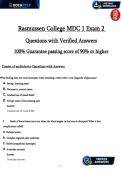 MDC1 Nursing Exam Bundle &lpar;2025&ndash;2026&rpar; &ndash; Verified Study Guides&comma; Q&A & Rationales