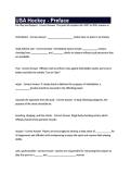 USA Hockey - Preface