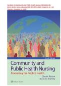 Test Bank For Community and Public Health Nursing 10th Edition By&NewLine;Cherie Rector&semi; Mary Jo Stanley &vert; ISBN&colon; 9781975123048&vert; Chapter 1-30 &vert; All&NewLine;Chapters &comma; Complete A&plus; Guide