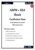 KSA Shock Certification Exam Prep &lpar;2025&ndash;2026&rpar; &vert; Verified Questions &plus; Rationales