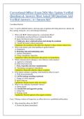 Correctional Officer Exam 2026 May Update Verified &NewLine;Questions & Answers Most Asked 100 Questions And &NewLine;Verified Answers &vert; A&plus; Success Kit&rdquo; 