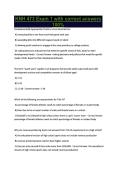 KNH 473 Exam 1 with correct answers 100&percnt;