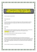 RN Comprehensive Online Practice 2025 B 2026&sol;2027 &ndash; Questions and Answers for A&plus; Grade Exam Preparation