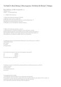 Test Bank for Brock Biology of Microorganisms&comma; 15th Edition by Michael T&period; Madigan &vert; All Chapters Complete