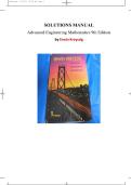 Advanced Engineering Mathematics&comma; 9th Edition &ndash; Erwin Kreyszig &vert; Complete Instructor&rsquo;s Manual &lpar;All Chapters&rpar; 