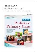 Test Bank &mdash; Burns' Pediatric Primary Care&comma; 7th Edition &lpar;Garzon&comma; 2020&rpar;&comma; Chapters 1-46 &vert; All Chapters Covered